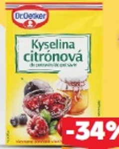 Dr. Oetker Kyselina citrónová