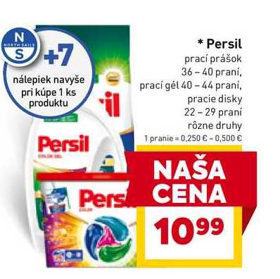 Persil prací prášok 36-40 praní