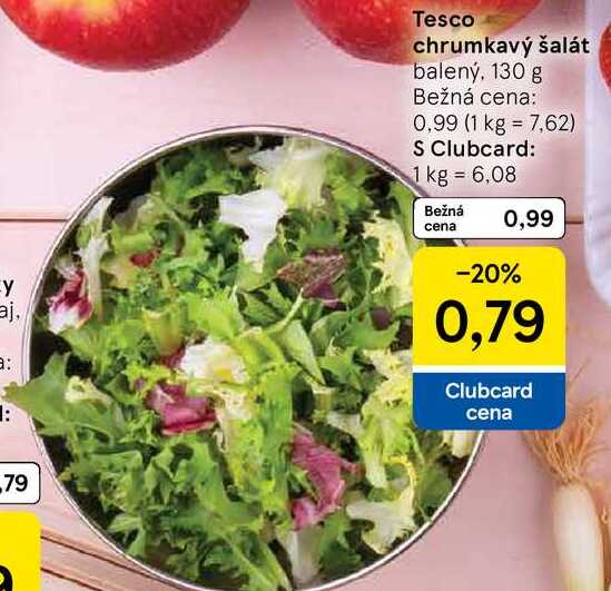 Tesco chrumkavý šalát, 130 g 