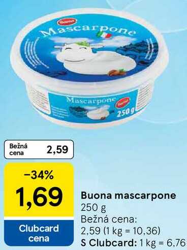Buona mascarpone, 250 g 
