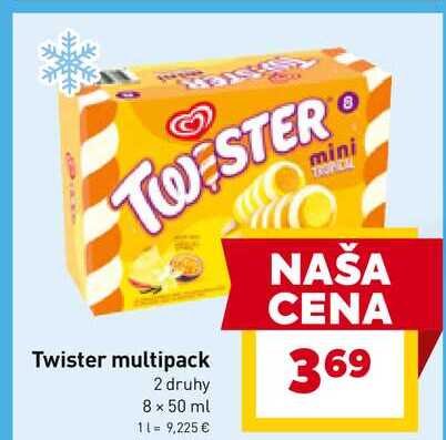 Twister multipack 2 druhy 8 × 50 ml