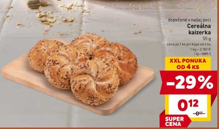 Cereálna kaizerka 55 g 