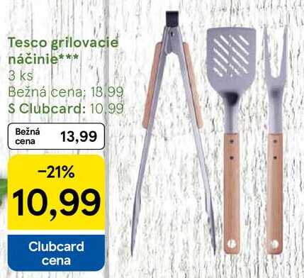 Tesco grilovacie náčinie, 3 ks