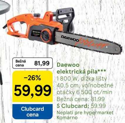 Daewoo elektrická píla