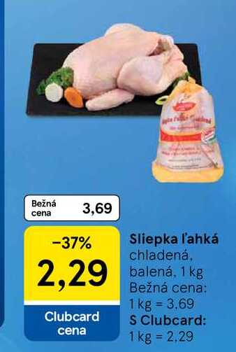 Sliepka ľahká, 1 kg