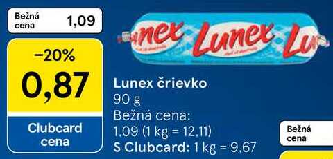 Lunex črievko, 90 g 