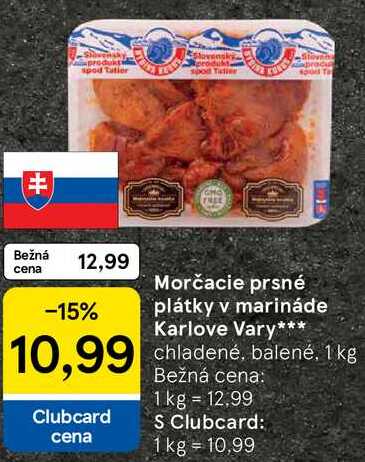 Morčacie prsné plátky v marináde Karlove Vary, 1 kg