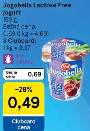 Jogobella Lactose Free jogurt, 150 g 