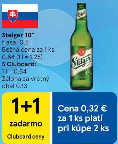 Steiger 10°, 0,5 l
