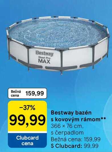 Bestway bazén s kovovým rámom