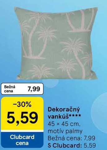 Dekoračný vankúš