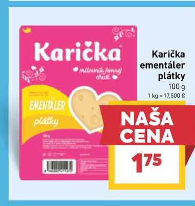 Karička plátky 100 g