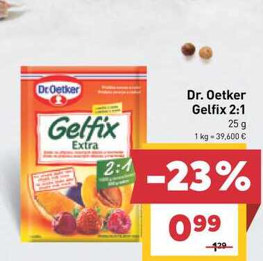Dr. Oetker Gelfix Extra 2:1 25g