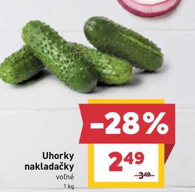 Uhorky nakladačky voľné 1 kg 