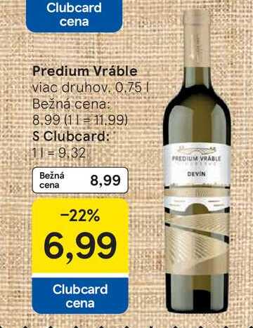Predium Vráble viac druhov 0.75l