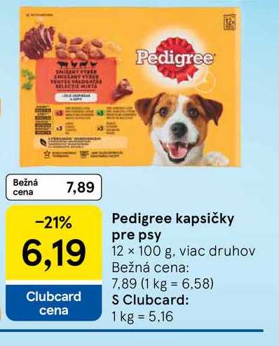 Pedigree kapsičky pre psy 12 x 100 g