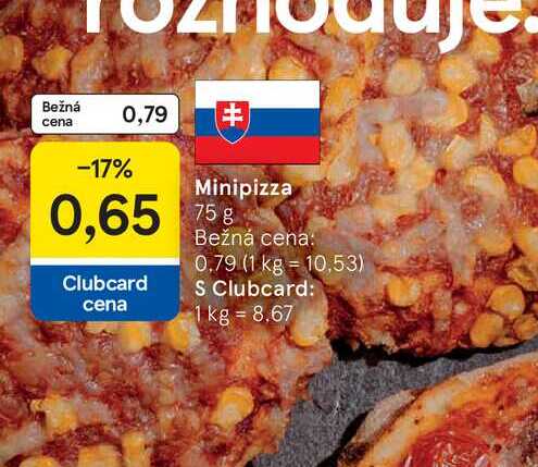Minipizza 75 g 