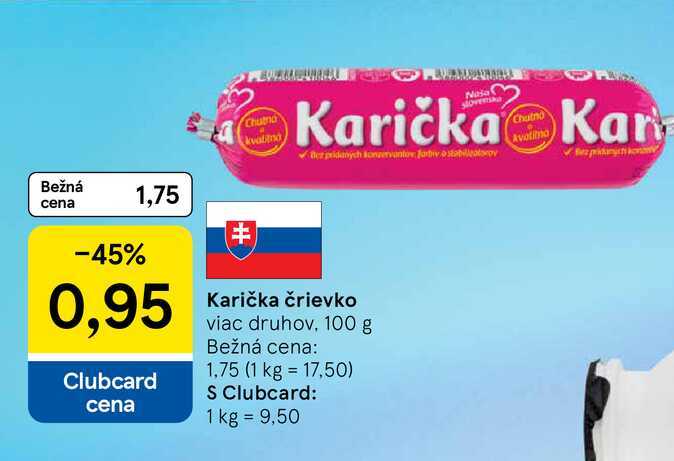 Karička črievko viac druhov 100 g 