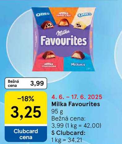 Milka Favourites 95g