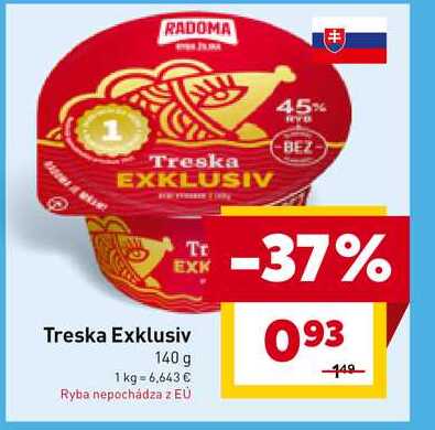 Treska Exklusiv 140 g