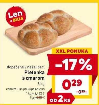 Pletenka s cmarom 65 g 