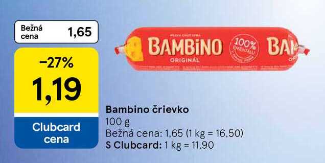 Bambino črievko 100 g