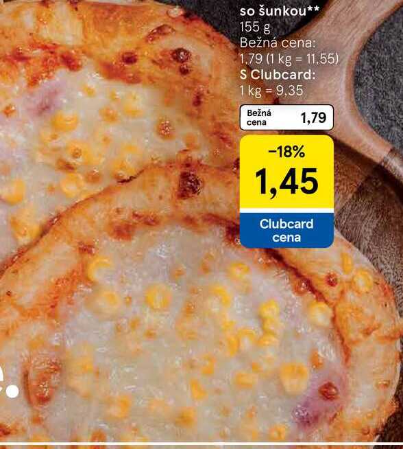 Pizza so šunkou 155 g