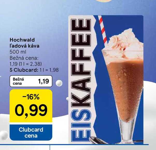 Hochwald l'adová káva 500 ml 