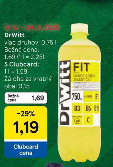 DrWitt viac druhov, 0.75l