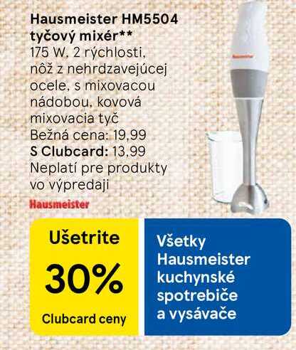 Hausmeister HM5504 tyčový mixér