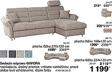 Sedacia súprava GAVORA
