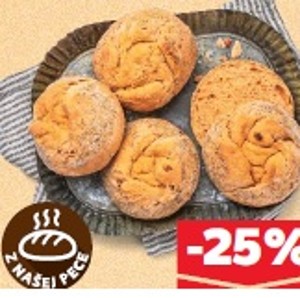 Paradajková žemľa s bylinkami