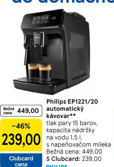 Philips EP1221/20 automatický kávovar