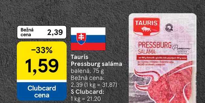 Pressburg saláma balená 75 g 