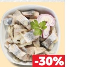Matjesové rezy s cibuľou
