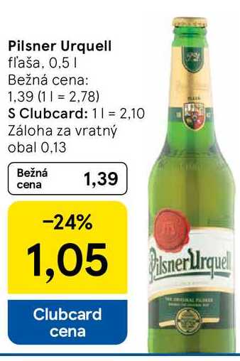 Pilsner Urquell, 0,5 l