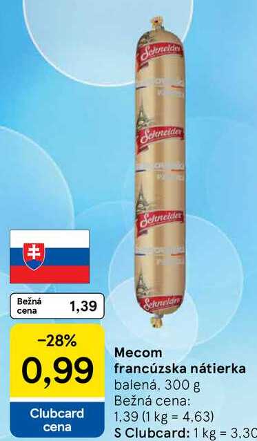 Mecom francúzska nátierka, 300 g 