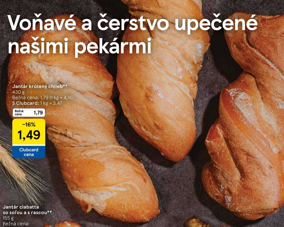 Jantár krútený chlieb, 430 g