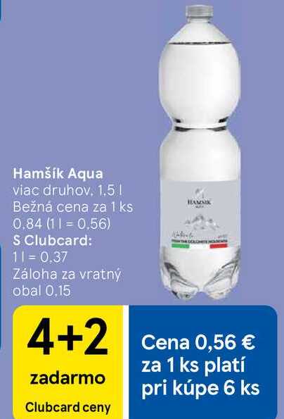 Hamšík Aqua, 1,5 l