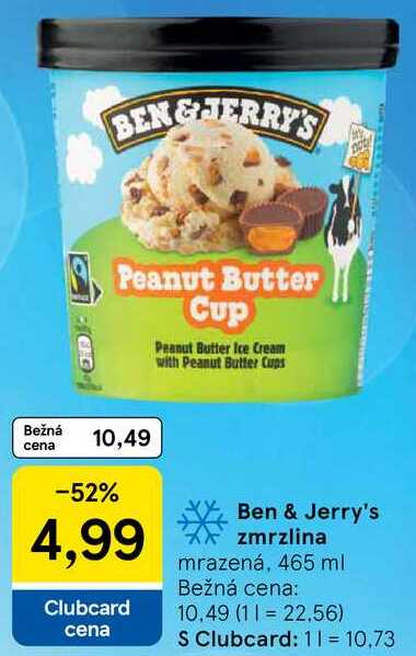 Ben & Jerry's zmrzlina, 465 ml 