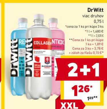 DrWitt viac druhov 0,75l