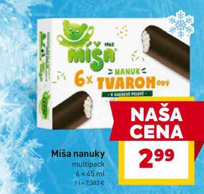 Míša nanuky multipack 6 x 45 ml 