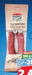 Csabahús Klobása Čabajská suchá