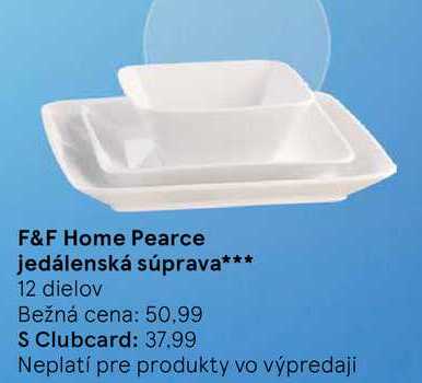 F&F Home Pearce jedálenská súprava