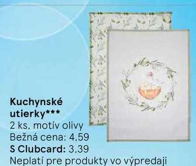 Kuchynské utierky, 2 ks