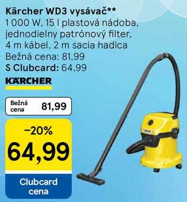 Kärcher WD3 vysávač
