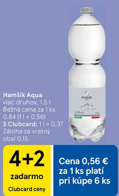 Hamšík Aqua, 1,5 l