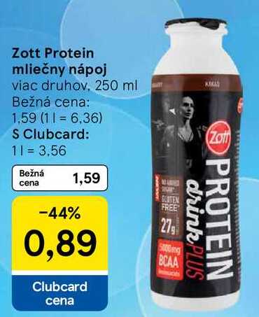 Zott Protein mliečny nápoj, 250 ml 