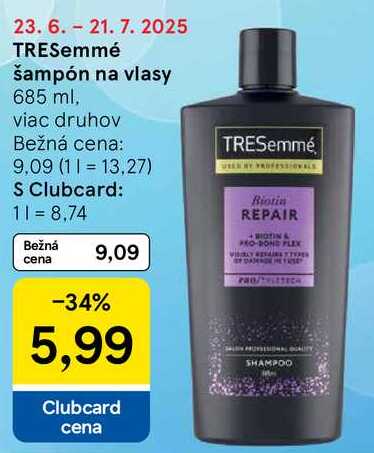 TRESemmé šampón na vlasy, 685 ml