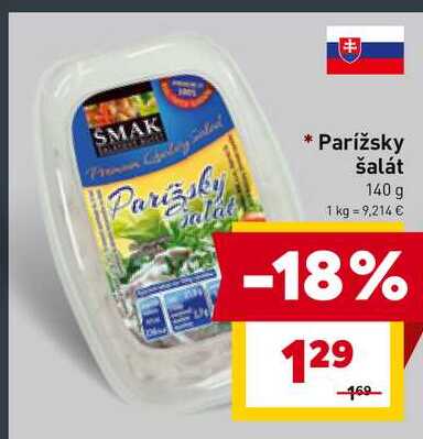 Parížsky šalát 140 g 